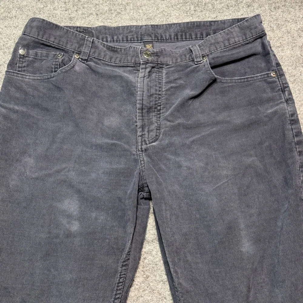 BANANA REPUBLIC Straight Leg Corduroy Pants Mens 36x30 Navy Cotton Trousers